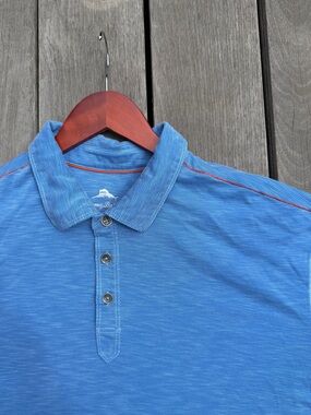 Tommy Bahama Blue Polo - XL Men